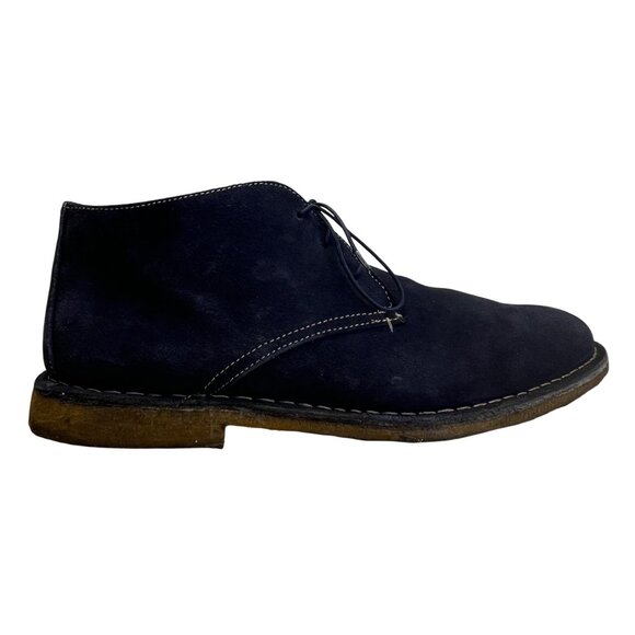 Johnston & Murphy Men’s Navy Blue Leather Bollinger Chukka Boots Size 13M main image 5